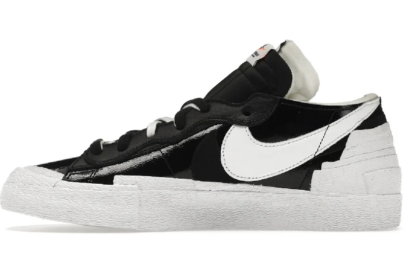 Blazer Low x Sacai Black Patent Leather