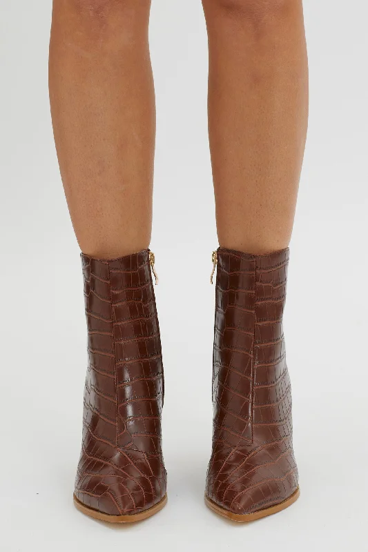 BiLLiNi Nancy Bootie Chocolate Croc