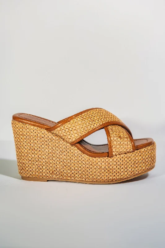 Bulky Summer Sandals - Camel