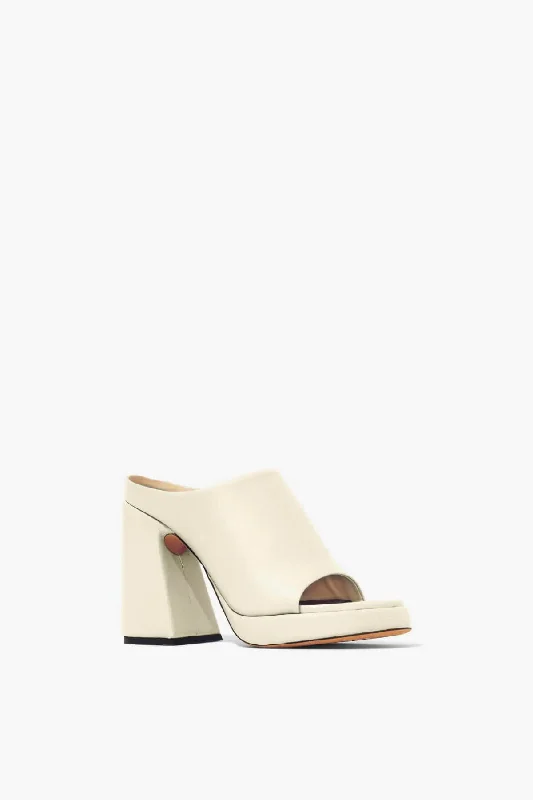 Proenza Schouler Forma Platform Mules - Chantilly