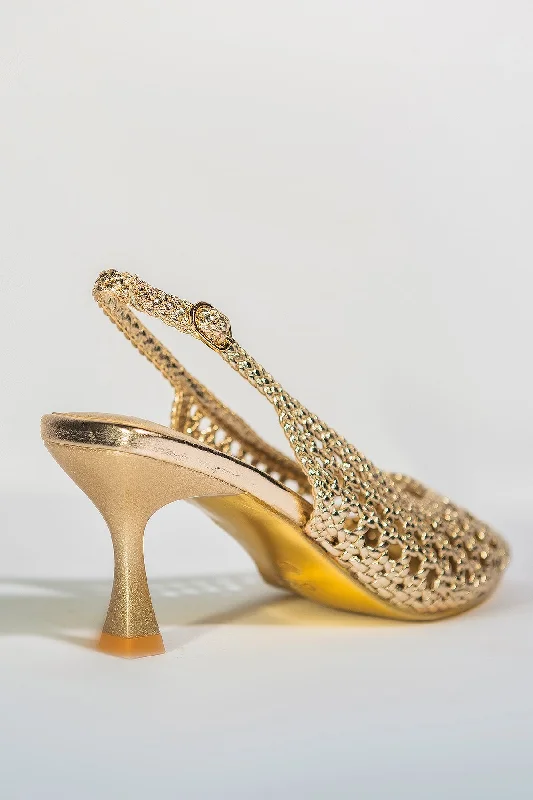 Soiree C Heels - Gold