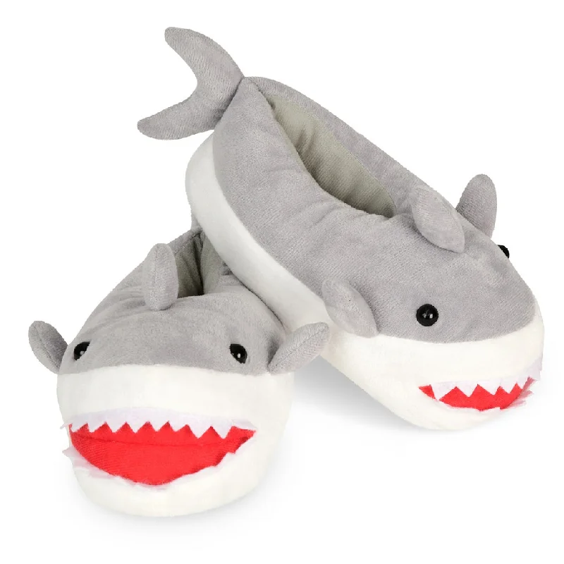 iScream Shark Bite Furry Slippers