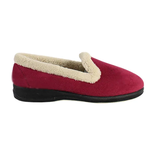 Cipriata Ladies Slippers - Sophia - Burgundy