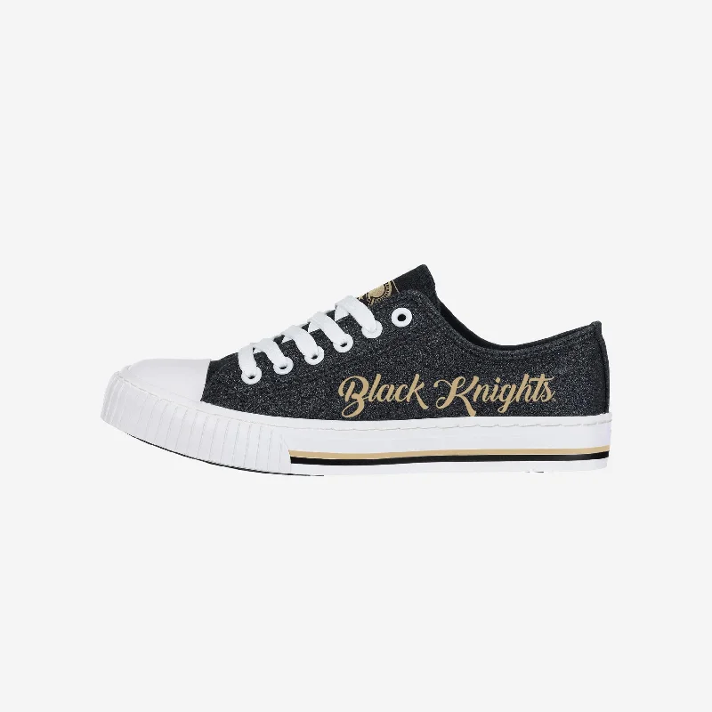 Army Black Knights Womens Color Glitter Low Top Canvas Shoes