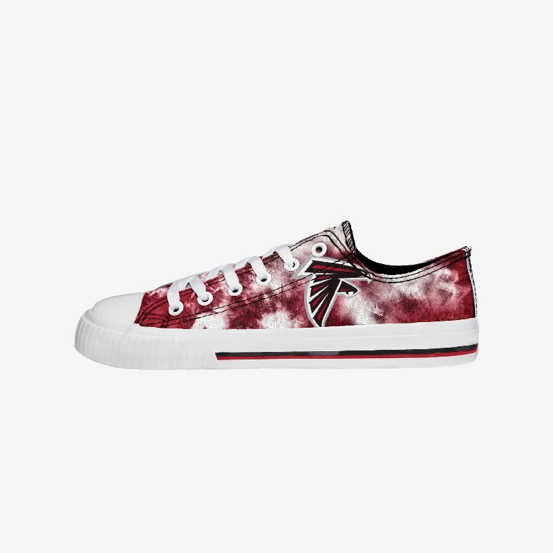 Atlanta Falcons Womens Low Top Tie-Dye Canvas Shoe