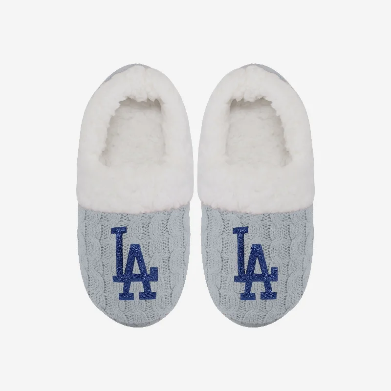 Los Angeles Dodgers Womens Team Color Moccasin Slipper