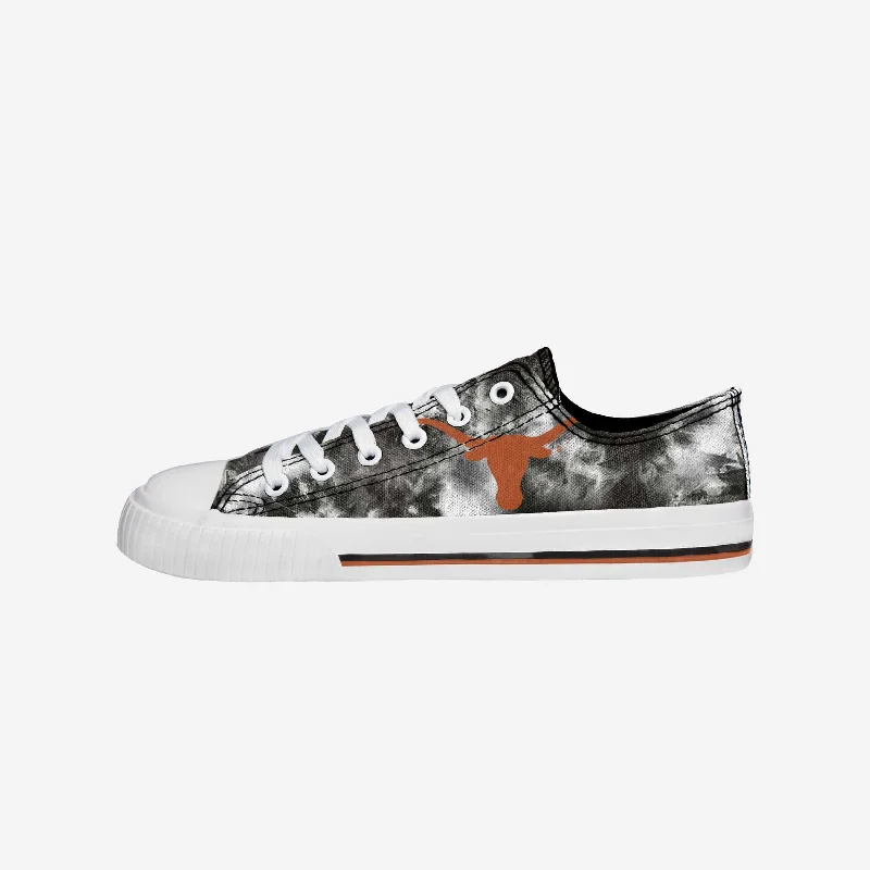 Texas Longhorns Womens Low Top Tie-Dye Canvas Shoe