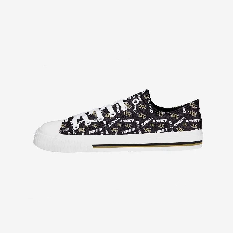 UCF Knights Womens Low Top Repeat Print Canvas Shoe